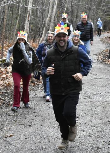 Turkey trot participants.