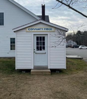 The Community Fridge is located behind Boothbay Town Hall and open at all times. Courtesy photo