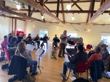Ukelele workshop on Feb. 22 at 5 Mountain St., Camden.