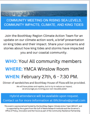 Climate meeting poster