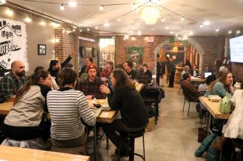 Ocean on Tap held a trivia night Feb. 20 at Footbridge Brewery to celebrate their one-year anniversary. Leah Campbell photo