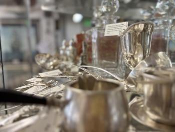 A silver case at EBTC. Sterling silver case at EBTC.