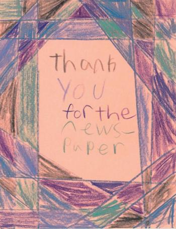 Thank you card by Cairine