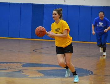 Ali Hartley looks to start the offense. KEVIN BURNHAM/Boothbay Register
