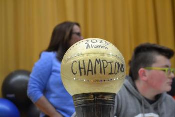 The coveted gold ball. KEVIN BURNHAM/Boothbay Register