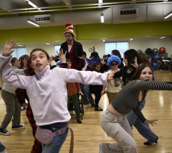Dancin' with the Cat in the Hat. LISA KRISTOFF/Boothbay Register