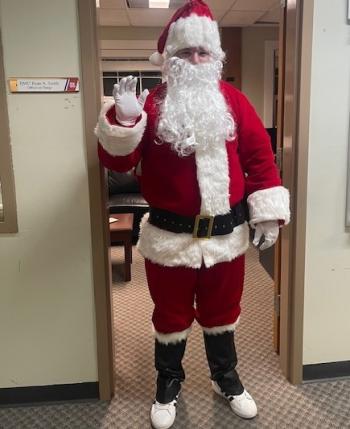 Ryan Smith as Santa Claus. Courtesy of Ryan Smith