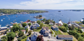 The view from Topside Inn, Boothbay Harbor. Courtesy photo