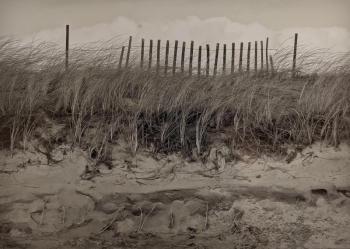 Bill Shumaker's "Hurricane Fence." Bill Shumaker's "Hurricane Fence."