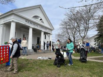 A scene from a previous Earth Day celebration at the library. Courtesy of BHML