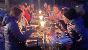 Good food and good company at the heart of the InterlUde experience. Courtesy of Hearty Roots