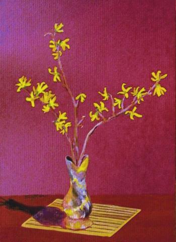 A Judy Nixon painting from the 2024 Member's Show. Courtesy of the venue