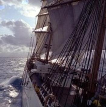 A Coast Guard ship. Courtesy of Nat Wilson