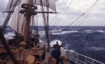 A Coast Guard ship. Courtesy of Nat Wilson