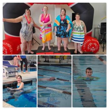 Boothbay Special Olympic swimmers. Courtesy of Toby LeConte