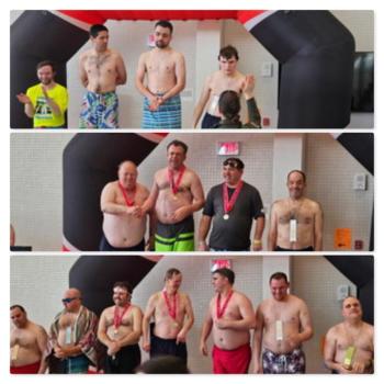 Boothbay Special Olympic swimmers. Courtesy of Toby LeConte