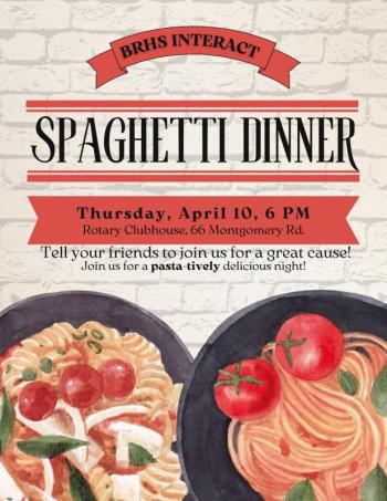 Spaghetti Supper poster