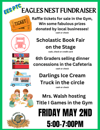 Poster for Eagles Nest fundraiser. Courtesy of EES