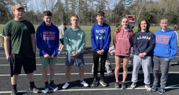 The Boothbay/Wiscasset track team has several returning boys' and girls' top performers from last year ready to make their mark on the new season. BILL PEARSON/Boothbay Register Stars