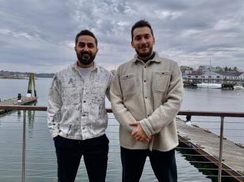 From seasonal workers to owners, Harborside 1901 Bar and Grill’s Metehan Sahin and Erman Celikel take over operations at Oceanside Resort's Coastal Prime Restaurant. ISABELLE CURTIS/Boothbay Register