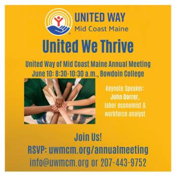 United Way of Mid Coast Maine 2025 Annual Meeting Invitation