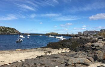 One of the beaches on Monhegan. KEVIN BURNHAM/Boothbay Register