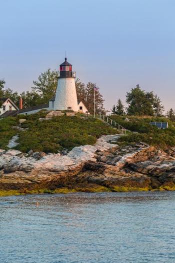 Burnt Island Lighthouse. Michael Leonard photo Burnt Island Lighthouse. Michael Leonard photo