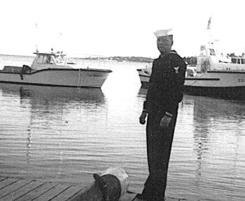 Rusty Court in his Coast Guard days. File photo