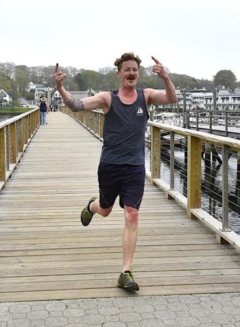 Bigelow's Farley Miller comes in second. ISABELLE CURTIS/Boothbay Register