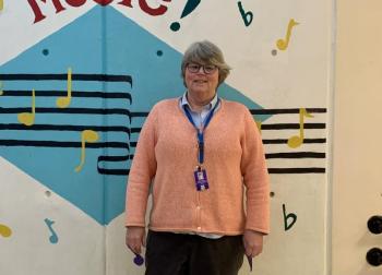 After two decades at Boothbay Region Elementary School, middle school teacher Mame Anthony says goodbye. ISABELLE CURTIS/Boothbay Register