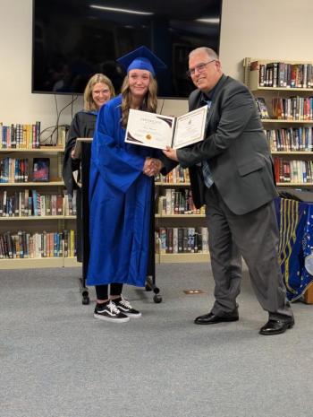 Teal Beavis of Southport. CANDI JONETH/Boothbay Register 2025 Adult Ed Grad