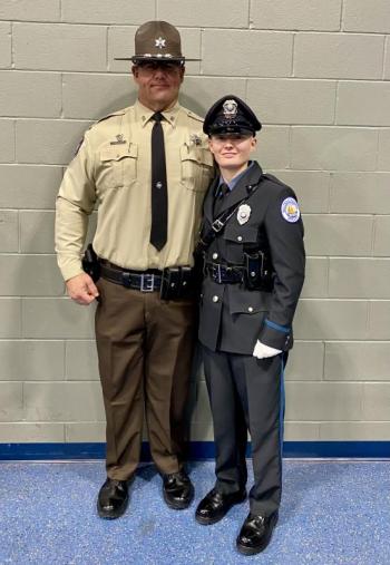 Deputy Nathaniel Aronson is one of the mentors Strout credits with helping her career journey. Courtesy photo Deputy Nathaniel Aronson is one of the mentors Strout credits with helping her on her career journey. Courtesy photo.