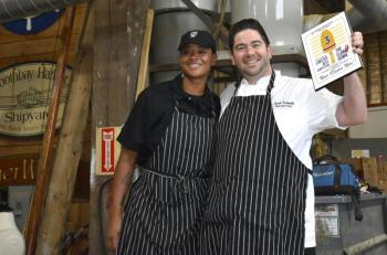 Third Place Judges' Award winner was ... McSeagull's. LISA KRISTOFF/Boothbay Register