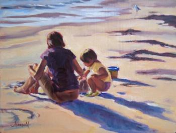 "Late Afternoon Castles" - Ruth Monsell. Courtesy of the artist
