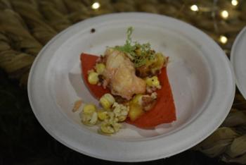 The Ocean Point Kitchen bite. LISA KRISTOFF/Boothbay Register 