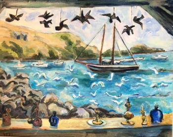 Preview painting by Diana Young's solo show at Gold/Smith Gallery June 18-July 21. Courtesy of the venue