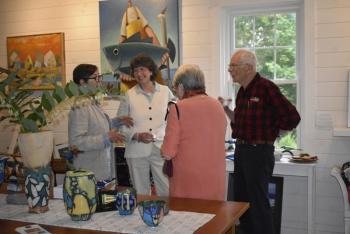 BRAF artists in fine spirits! Jill Butke photo