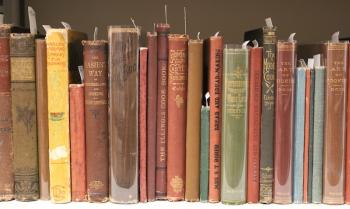 A collection of 18th century cookbooks. Courtesy of Kathy Cartier