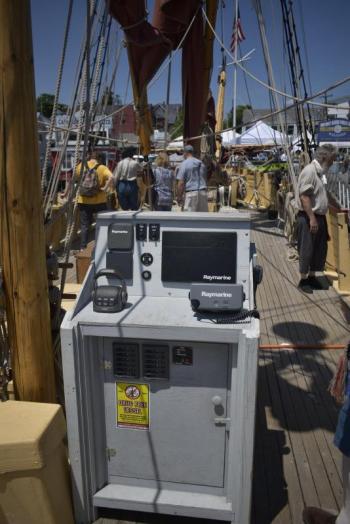 The reconstructed Pinnace Virginia, Maine's First Ship. LISA KRISTOFF/Boothbay Register
