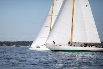 Gleam under sail. Keith Luke photo