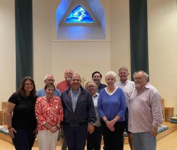 Members of the St. Columba’s Vestry who distributed a generous gift to the Boothbay Region YMCA. From left, front row: Christina Kurtz, Cherry Goodwin, Bruce Harris, Jackie Pinard, the Rev. Susan Kraus, Barry Shauck; back row: Ed Banning, Bruce Joule, Matt Jones, and the Y’s CEO Andy Hamblett. Missing from photo: Pam Baldwin, Connie Heroy. Allyson Goodwin photo Members of the St. Columba’s Vestry who distributed a generous gift to the Boothbay Region YMCA. Photo by Allyson Goodwin (left to right, front row): Christina Kurtz, Cherry Goodwin, Bruce Harris, Jackie Pinard, The Rev. Susan Kraus, Barry Shauck. (left to right, back row): Ed Banning, Bruce Joule, Matt Jones, and the Y’s CEO Andy Hamblett. Missing from photo: Pam Baldwin, Connie Heroy.