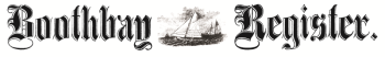 Boothbay Register flag