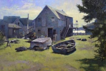 "Rowboats - Monhegan Island" - Neal Hughes.
