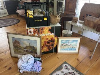 Damariscotta Historical Society's silent auction items. Courtesy photo