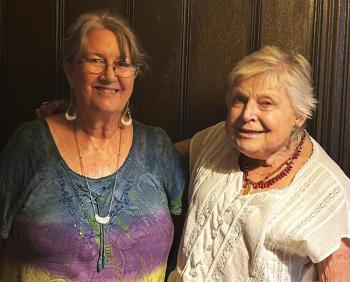 Jennifer Matthews and Kathleen Billis equal sister power! LISA KRISTOFF/Boothbay Register Jennifer Matthews and Kathleen Billis = Sister Power! LISA KRISTOFF/Boothbay Register