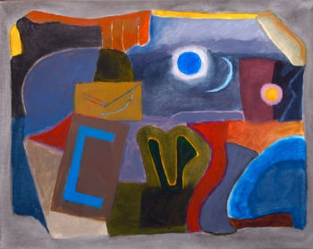 Joseph Fiore - "Solar Eclipse" - Courtesy of Maine Art Gallery