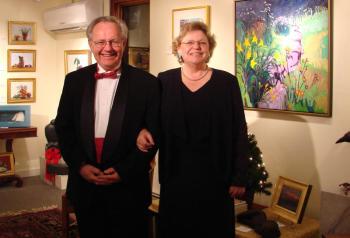 Dennis and Martha (Marty) Gleason looking glamourous. Courtesy of Andrew Gleason