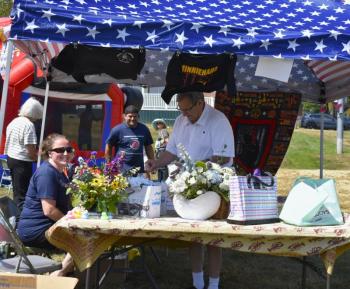 Over 25 local businesses donated to a benefit raffle. FRITZ FREUDENBERGER/Boothbay Register