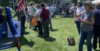 The Boothbay V.E.T.S.’ barbecue fundraiser included lawn games and live music. BILL PEARSON/Boothbay Register games
