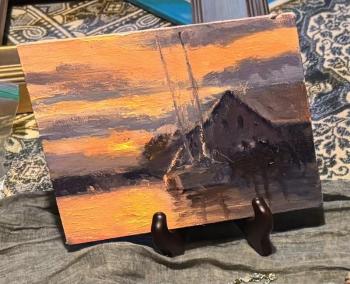 Kathleen Billis painting 2025. Kathleen Billis painting 2025.